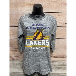 NBA U LA Lakers 3/4 Sleeve Shirt - Women's Large